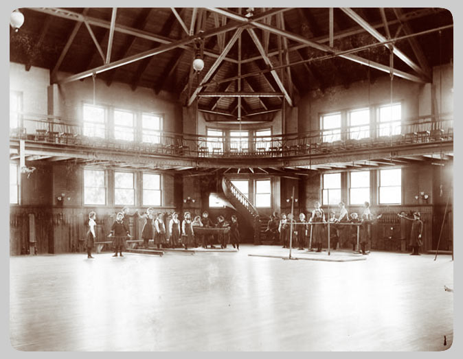 Barbour Gymnasium interior